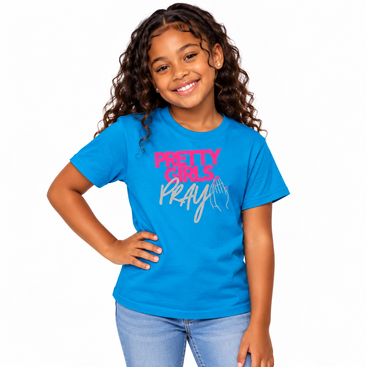 Pretty Girls Pray Kids Cotton Tee