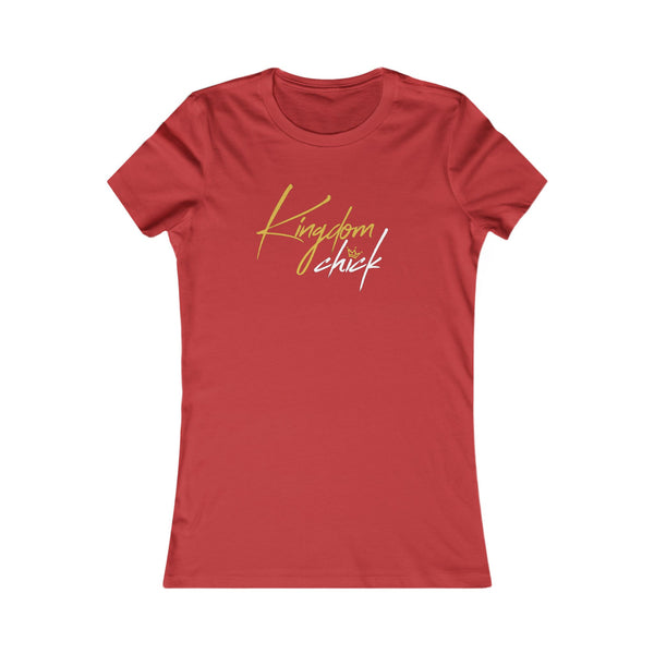 Kingdom Chick™ Fitted Tee – Christian Women’s Faith-Based T-Shirt