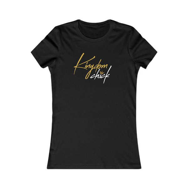 Kingdom Chick™ Fitted Tee – Christian Women’s Faith-Based T-Shirt