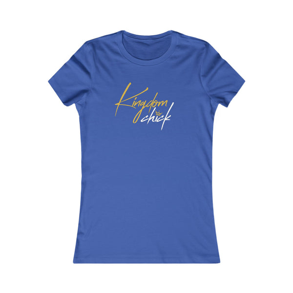 Kingdom Chick™ Fitted Tee – Christian Women’s Faith-Based T-Shirt