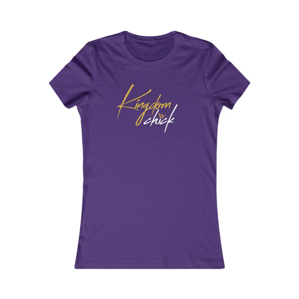 Kingdom Chick™ Fitted Tee – Christian Women’s Faith-Based T-Shirt