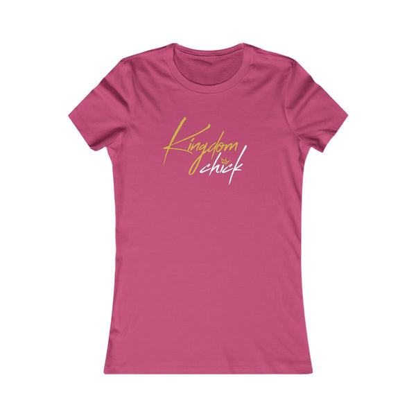 Kingdom Chick™ Fitted Tee – Christian Women’s Faith-Based T-Shirt
