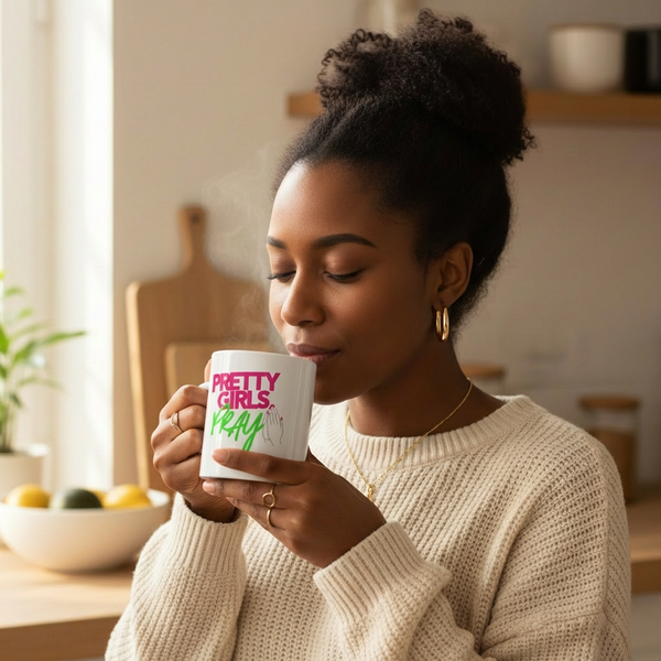Pretty Girls Pray- 20oz Jumbo Coffee Mug
