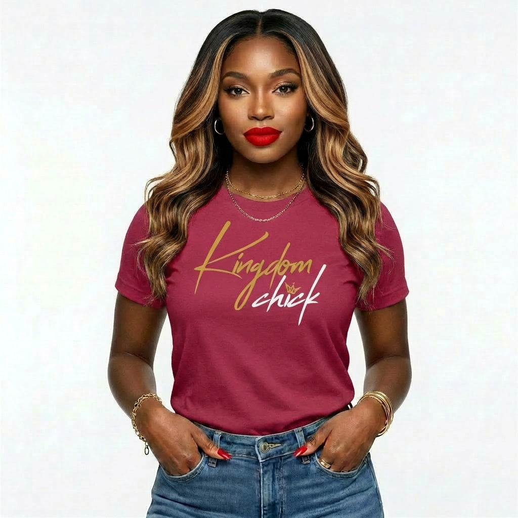 Kingdom Chick Unisex Jersey Short Sleeve Tee | Faith-Based Christian Graphic T-Shirt