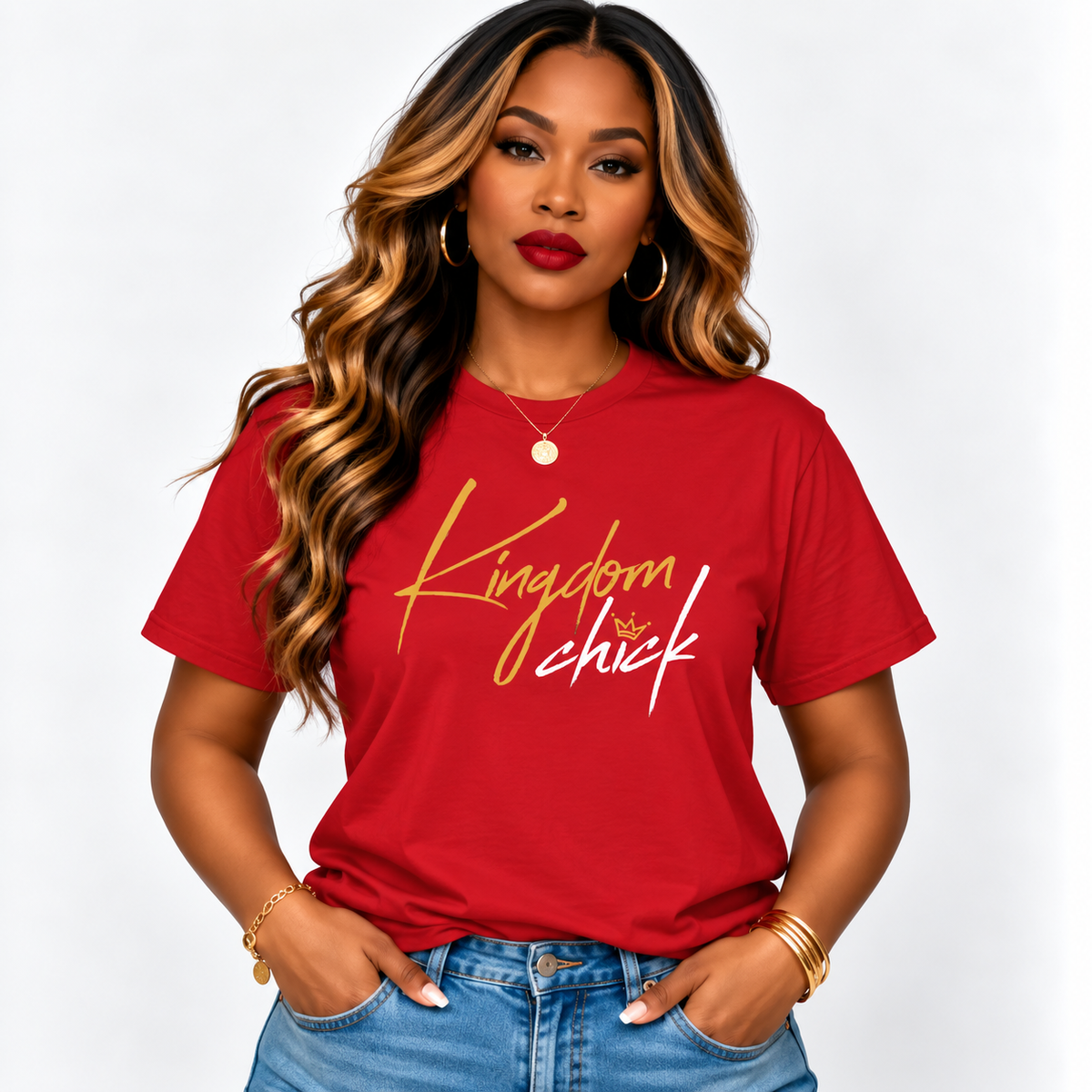 Kingdom Chick Unisex Jersey Short Sleeve Tee | Faith-Based Christian Graphic T-Shirt