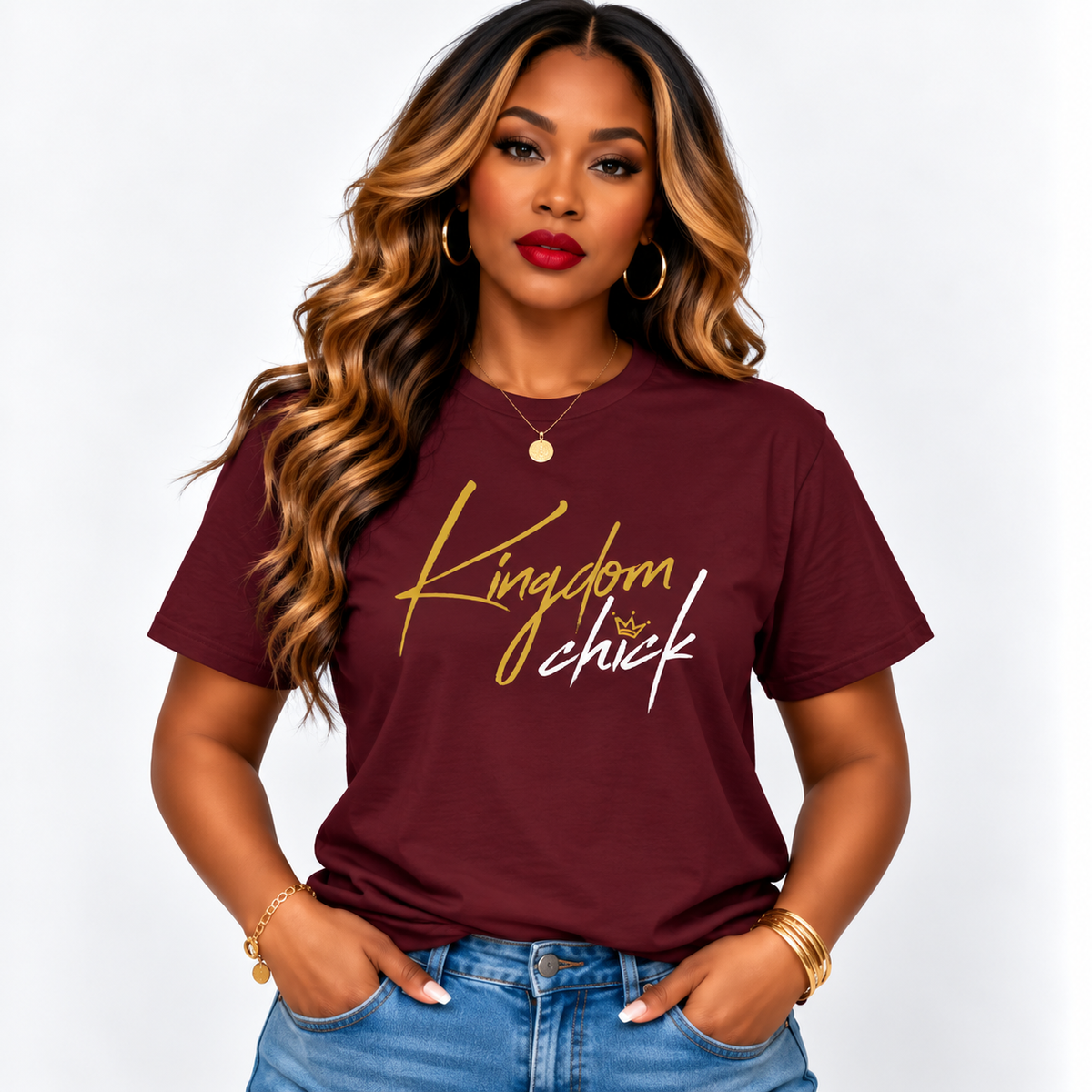 Kingdom Chick Unisex Jersey Short Sleeve Tee | Faith-Based Christian Graphic T-Shirt