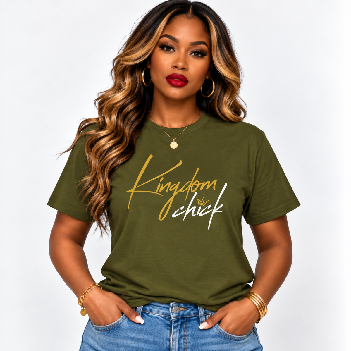 Kingdom Chick Unisex Jersey Short Sleeve Tee | Faith-Based Christian Graphic T-Shirt