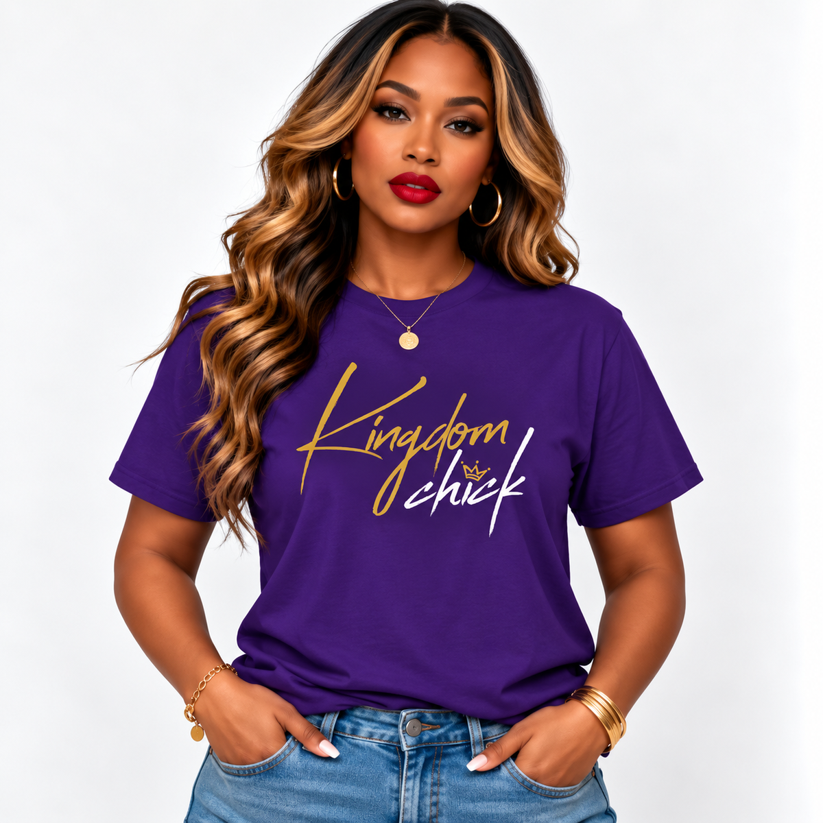 Kingdom Chick Unisex Jersey Short Sleeve Tee | Faith-Based Christian Graphic T-Shirt