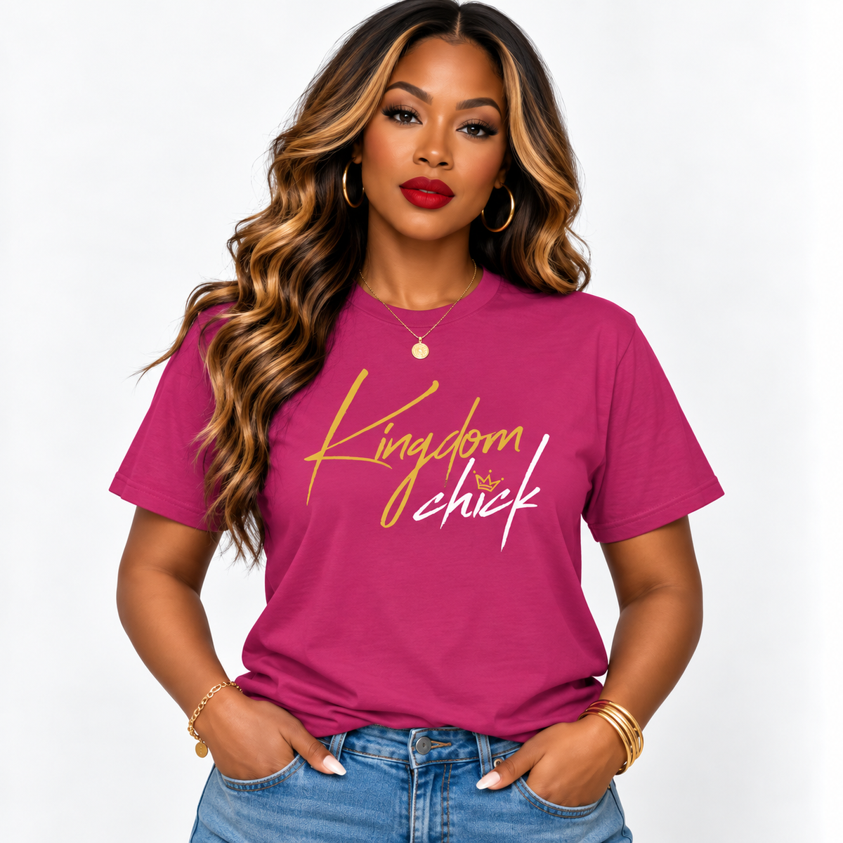 Kingdom Chick Unisex Jersey Short Sleeve Tee | Faith-Based Christian Graphic T-Shirt