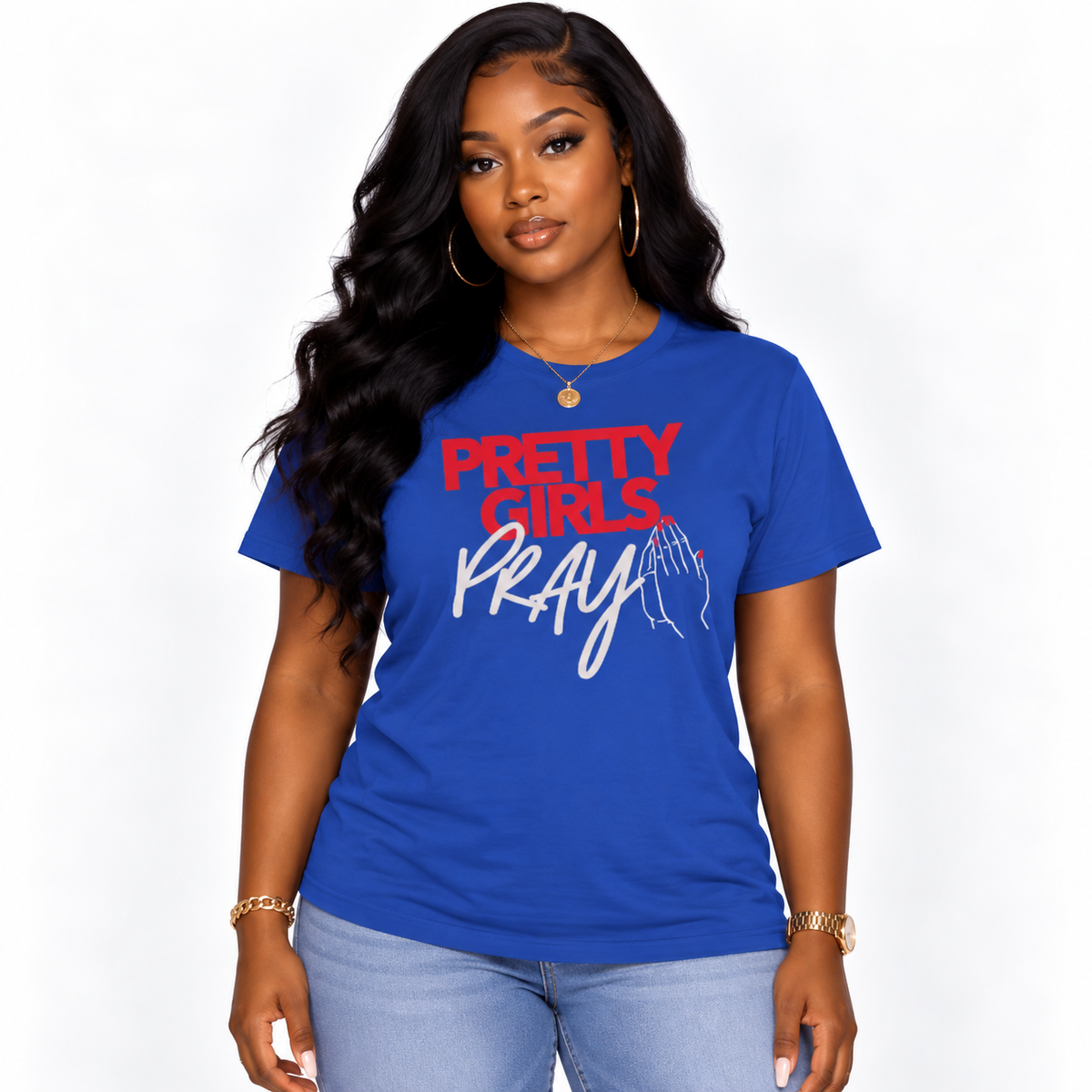 Pretty Girls Pray Christian Unisex Tee