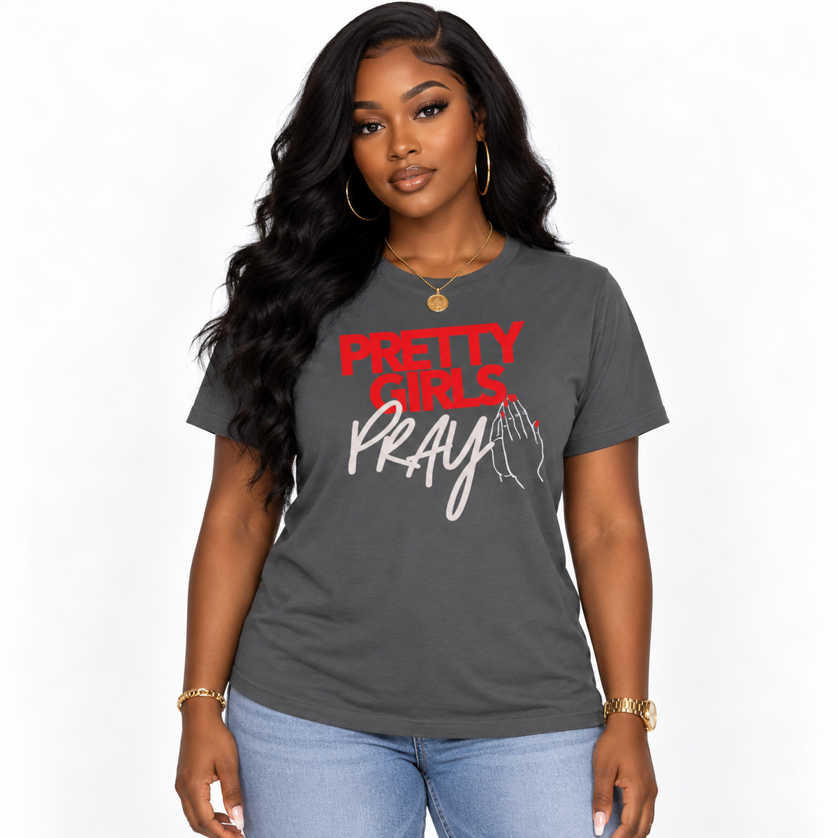 Pretty Girls Pray Christian Unisex Tee