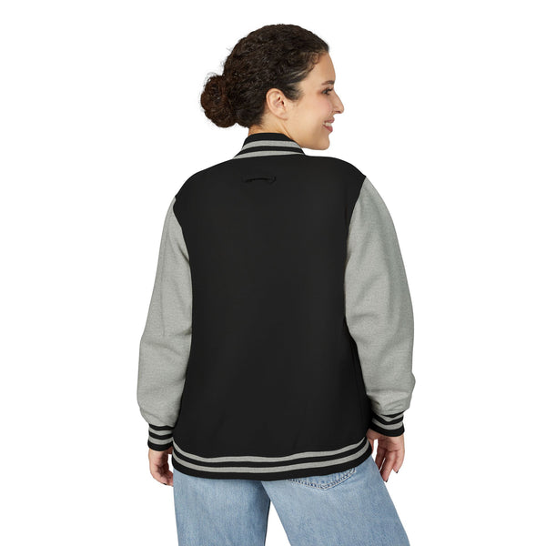 Kingdom Chick™ Retro Script Varsity Jacket | Classic Letterman Look