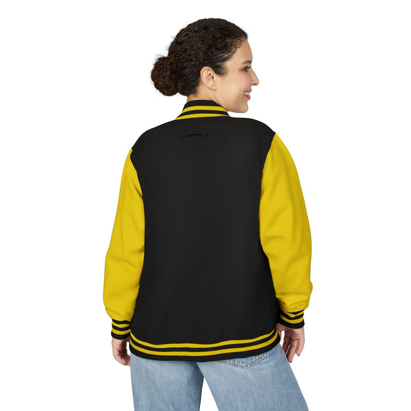 Kingdom Chick™ Retro Script Varsity Jacket | Classic Letterman Look