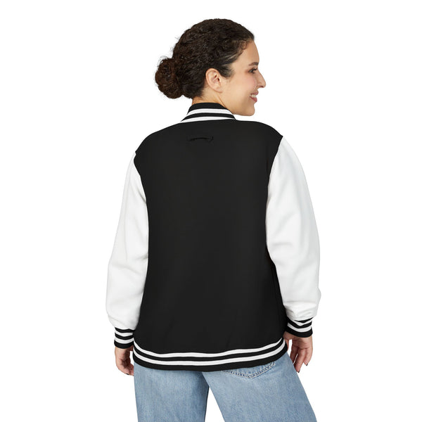 Kingdom Chick™ Retro Script Varsity Jacket | Classic Letterman Look