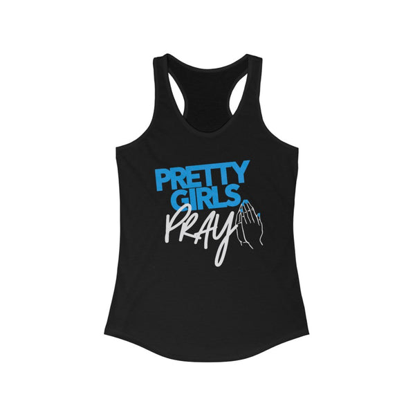Pretty Girls Pray Women's Racerback Tank